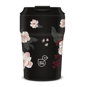 Ars Una Flowery Black thermo bögre 350ml
