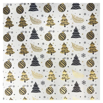 Arany díszgömb csomagolópapír 200x70cm