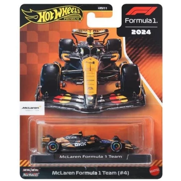 Hot Wheels Premium: McLaren Formula 1 No.:4 kisautó 1/64 - Mattel