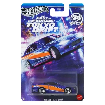 Hot Wheels: Halálos iramban Nissan Silvia S15 autó 1/64 - Mattel