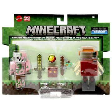 Minecraft: Zombified Piglin és Strider figura szett - Mattel