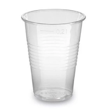 Eldobható műanyag víztiszta pohár 2dl 20db