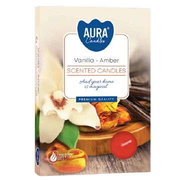 Vanilla Amber - Vanília Borostyán teamécses 6db