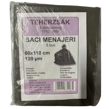 Teherzsák - Sittes zsák 60x110cm 3db