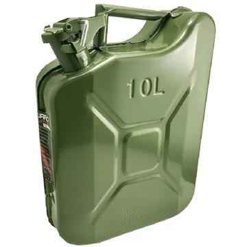 Zöld Üzemanyagkanna fém 10L 10889B