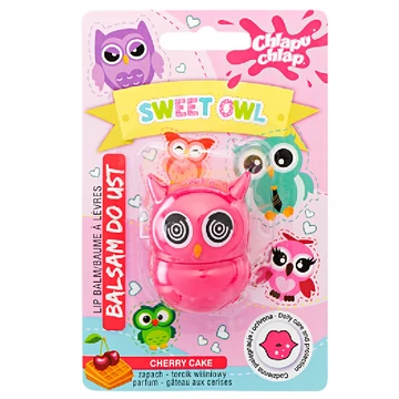 Chlapu Chlap Ajakbalzsam bagoly alakú 7g - Cseresznyés illatú