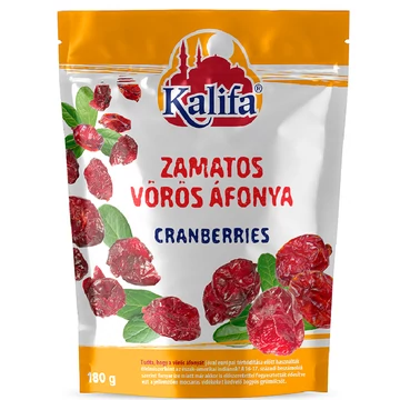Kalifa zamatos aszalt vörös áfonya 180g