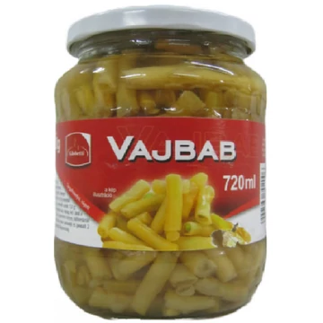 Globetti sárgahüvelyű vajbab 660/360g - csak egyedi szállítással vagy személyes átvétellel