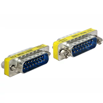 Delock Sub-D 15 pin apa > apa nemváltó adapter