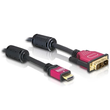 Delock HDMI   DVI átalakító kábel, 3.0m, apa/apa