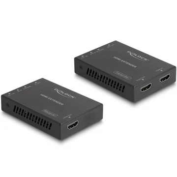 Delock HDMI-hosszabbító készlet Cat.6-os kábelen keresztül 4K 60 Hz 50 m