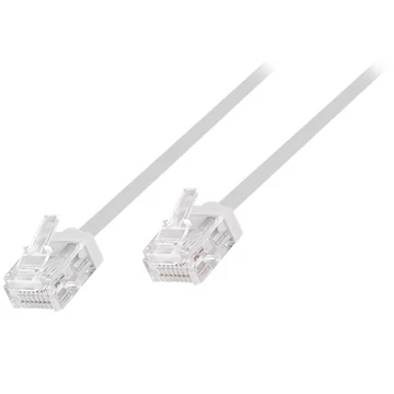 Logilink Cat.6A Slim High-Flex patch kábel fehér 7,50 m