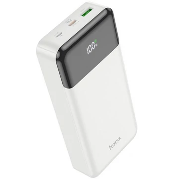 HOCO J102A power bank 20000 mAh PD QC3.0 3A 1 x USB-A, 1 x USB-C 20W fehér