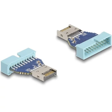 Delock USB 10 Gbps átalakító, tűfejes csatlakozó   USB E-típusú belső A kulcs csatlakozó