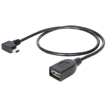 Delock USB mini apa forgatott > USB 2.0-A anya OTG kábel, 50 cm