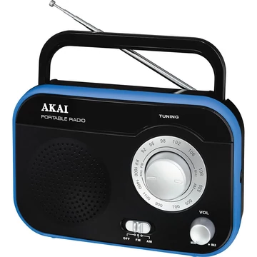 AKAI Hordozható rádió (fekete) PR003A-410/B