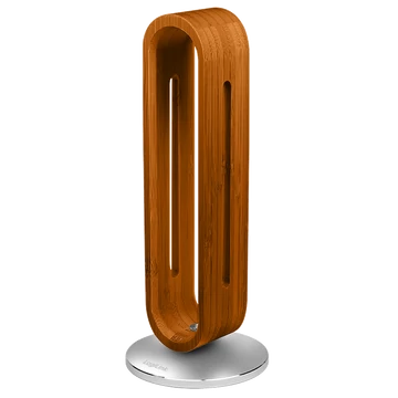 Logilink Bambuszfából készült fejhallgató-állvány, alumínium talppal, akár 5 kg-ig, fülre helyezhető, barna/ezüst