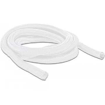 Delock Fonott kábelharisnya önzáródó 2 m x 25 mm fehér