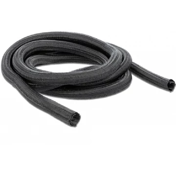 Delock Fonott kábelharisnya önzáródó 2 m x 9 mm fekete