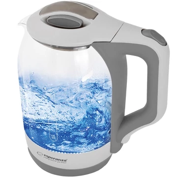 ESPERANZA ELEKTROMOS VÍZFORRALÓ YUKON 1.7 L ÜVEG FEHÉR LED VILÁGÍTÁSSAL