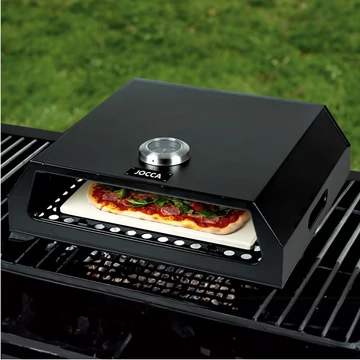 Jocca 2373 rozsdamentes acél pizzasütő, grillrácson használható