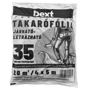 BEXT Takarófólia 20 m2 (4 x 5 m) "járható-létrázható"