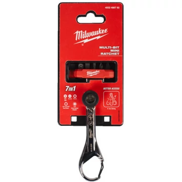 Milwaukee 7 az 1-ben Mini Racsnis csavarhúzó