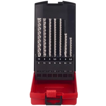 Milwaukee SDS-Plus 4 élű fúrószár készlet (II. sz.) 7 részes