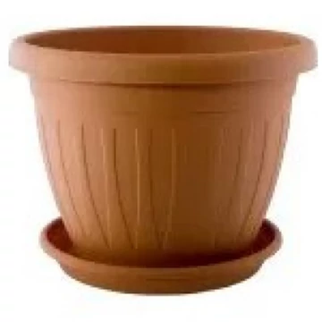 Venecia  Virágcserép + alátét 14 cm terra