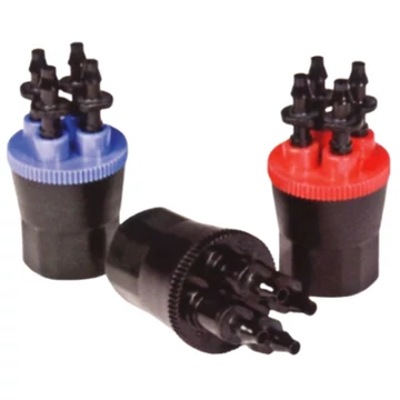 XB Önmetsző Csepegtető gomba  4 kivezetéses szabad átfolyású elosztó  76 l/min