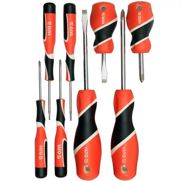 YATO Csavarhúzó klt. 8r. mágneses S2