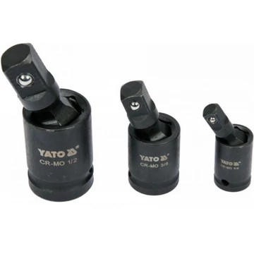 YATO Gépi csuklós csatlakozó készlet 3 részes 1/4 - 3/8 - 1/2'