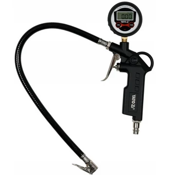 YATO Kerékfúvató pisztoly LCD nyomásmérővel 1/4 col