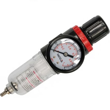 YATO Szűrő nyomásszabályzóval 1/4 col