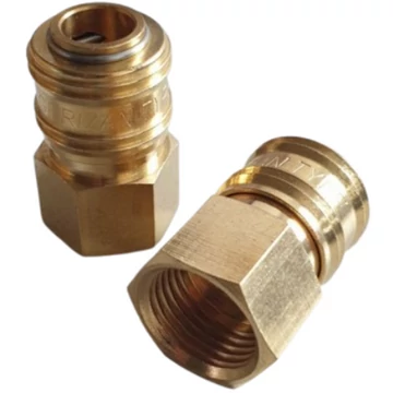 Gyorscsatlakozó belsőmenet 1/2 colos, réz (1db)