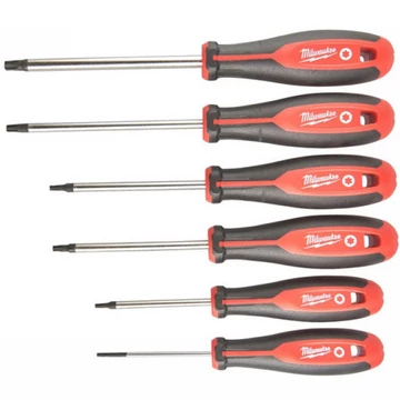 Milwaukee Csavarhúzó 3 oldalú markolattal TORX 6 részes készlet - 1 db