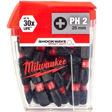 Milwaukee Shockwave bit CD PH2 25mm-25db (Rendelési egység 10 db)