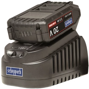 Scheppach ABP2.0-20Li KIT A - 20 V töltő 1,65 A + akku 2 Ah szett