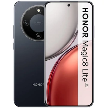 Honor Magic8 Lite 5G Dual Sim 8GB RAM 256GB fekete (midnight black) kártyafüggetlen okostelefon