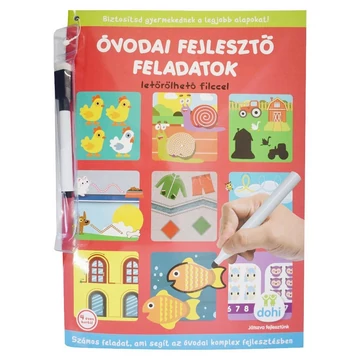 Óvodai fejlesztő feladatok letörölhető filccel - D-Toys