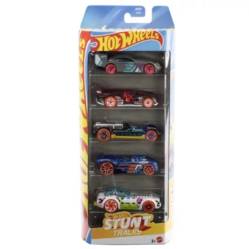 Hot Wheels: Stunt Tracks 5db-os kisautó szett - Mattel