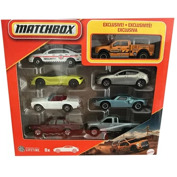 Matchbox: 8db-s kisautó szett exkluzív Ford F-150 SVT Raptor autóval - Mattel