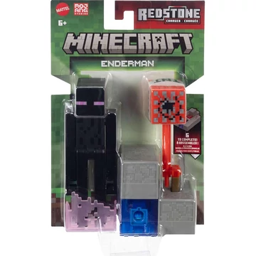 Minecraft: Enderman karakter játékfigura kiegészítőkkel - Mattel