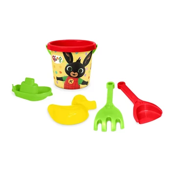 Bing 5db-os homokozó szett vödörrel - Wader