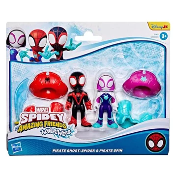 Póki és csodálatos barátai: Water-Webs Kalóz Ghost-Spider és Kalóz Spin játékszett - Hasbro