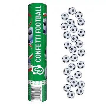 Party konfetti kilövő foci labda formájú 30cm