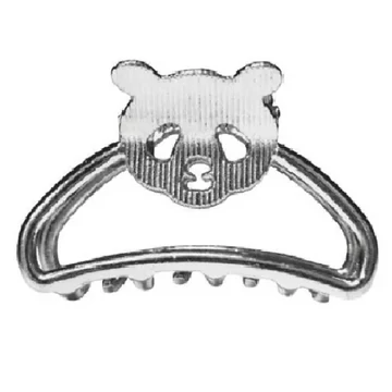 Lora karmos csat fém pandás 4,5cm 811038