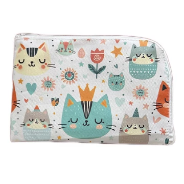 Kozmetikai táska cicás neszeszer 23x15,5x11cm