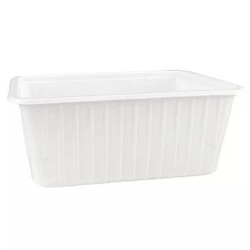 Műanyag szögletes tál 1L 50db