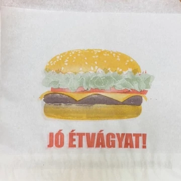 Hamburgeres tasak nyomott 200db